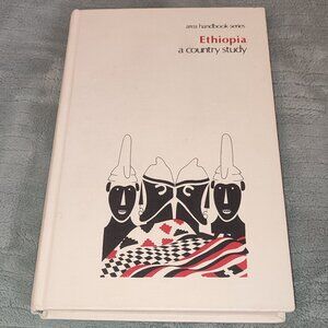 Book Ethiopia a Country Study African History Vintage Collectible Bibliophilly